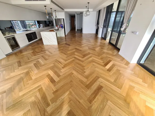 Parquetry flooring installation in Gold Coast