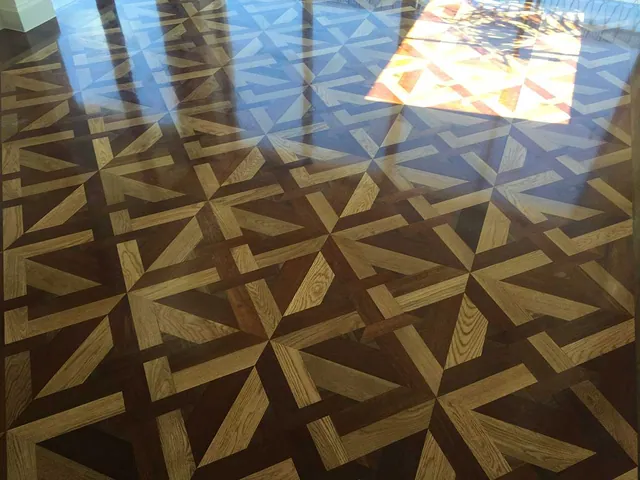 Parquetry floors at versace hotel resort Gold Coast (view 2)